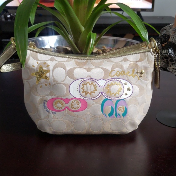 Coach Handbags - Mini Coach Applique Bag